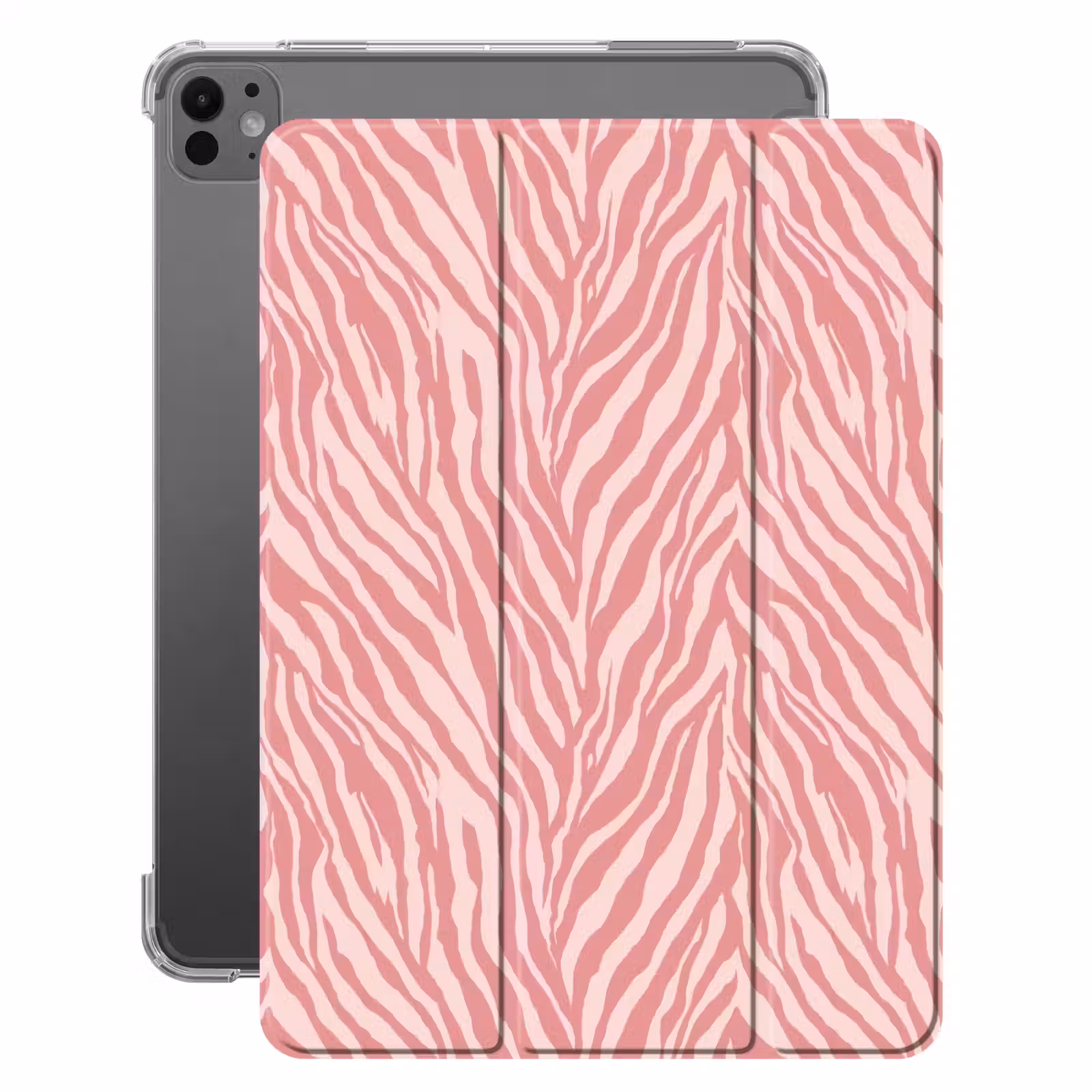 iPad-Hülle - Zebra - Druck - Rosa — 1