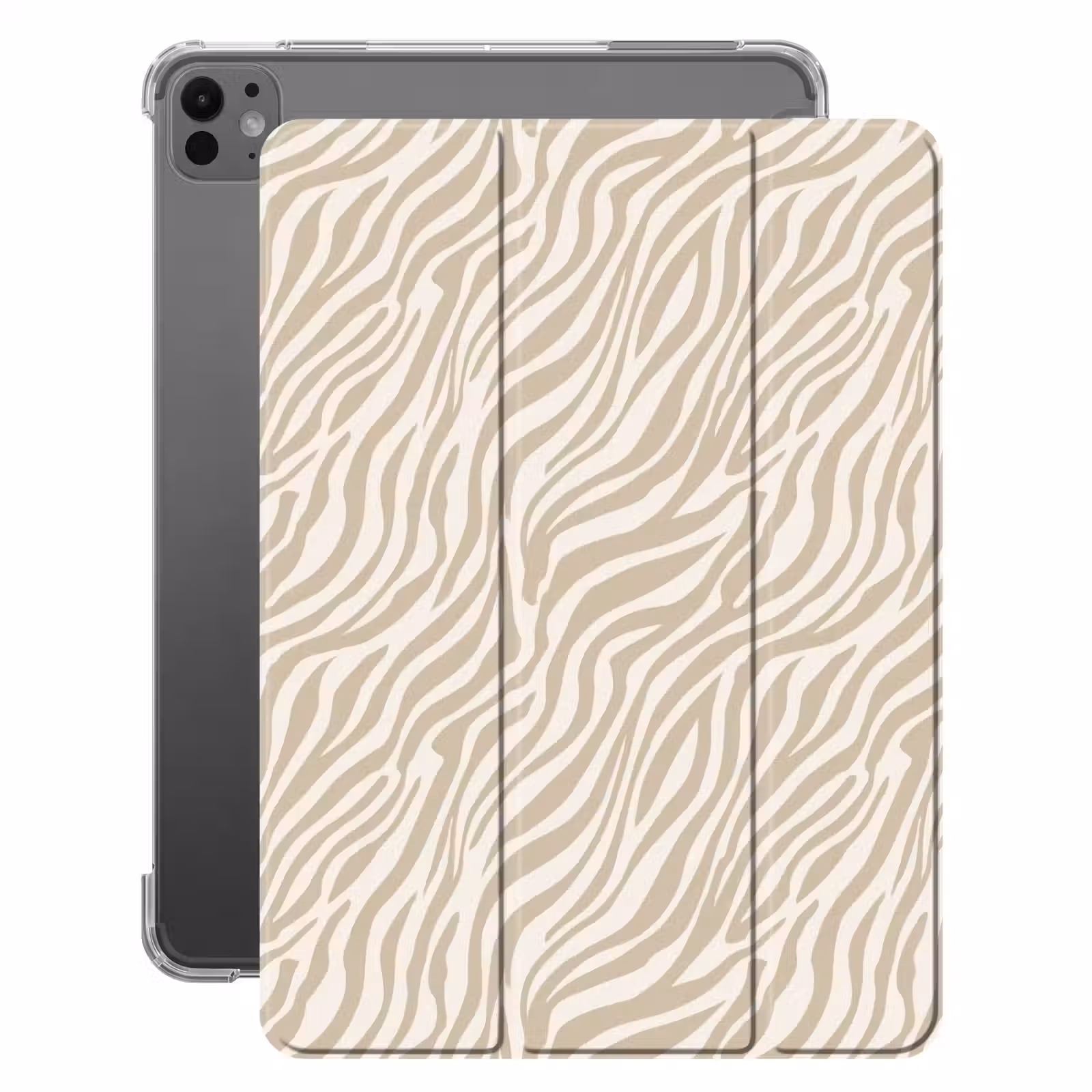 iPad-Hülle - Zebra - Muster - Beige — 1
