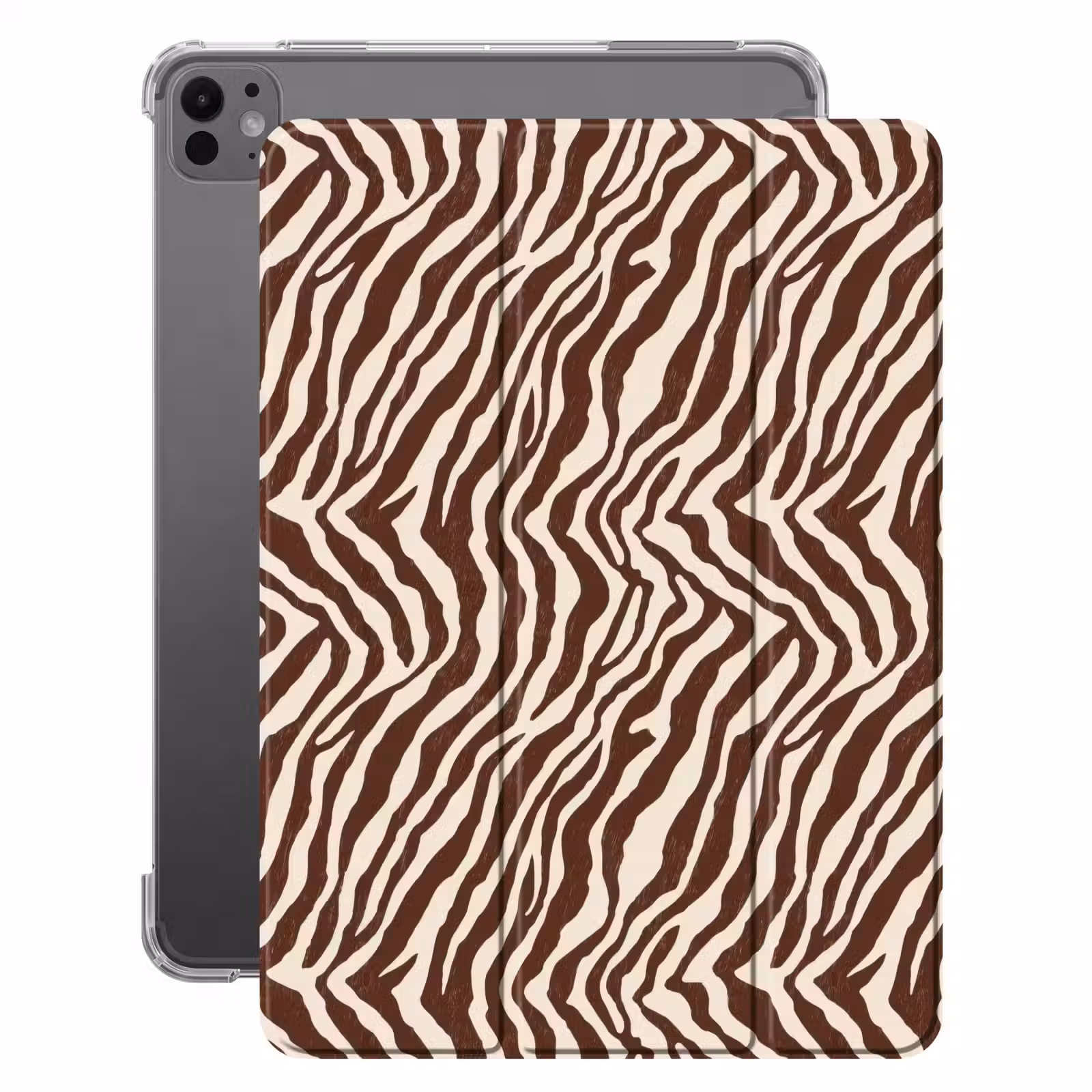 iPad-Hülle - Zebra - Muster - Schwarz - Weiß — 1