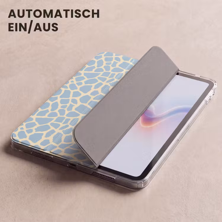 iPad-Hülle - Giraffe - Modern - Blau — 5