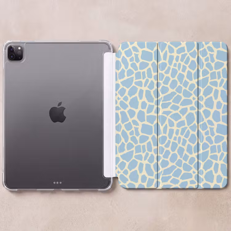 iPad-Hülle - Giraffe - Modern - Blau — 6