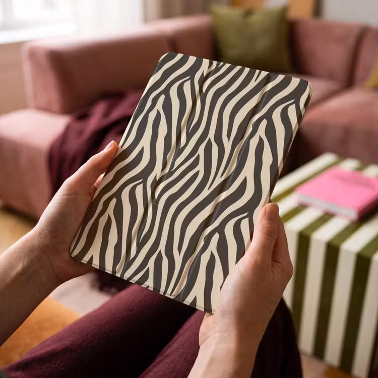 iPad-Hülle - Zebra - Druck - Klassisch - Schwarz — 4