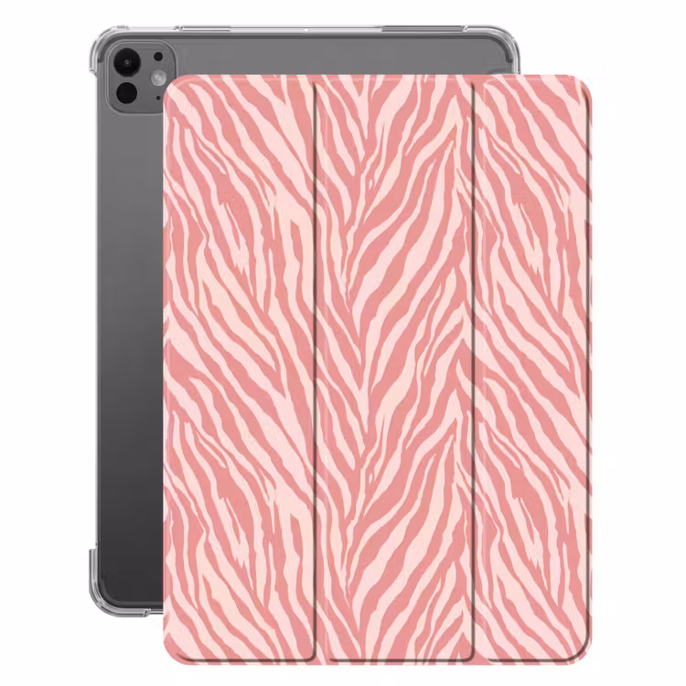 iPad-Hülle - Zebra - Druck - Rosa — 1
