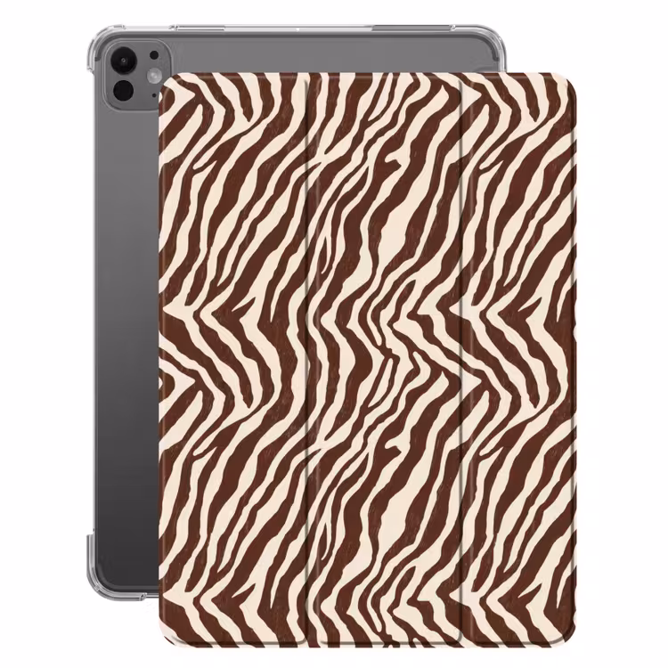 iPad-Hülle - Zebra - Muster - Schwarz - Weiß — 1