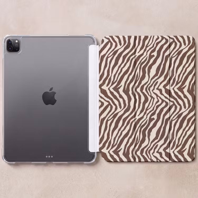iPad-Hülle - Zebra - Muster - Schwarz - Weiß — 6