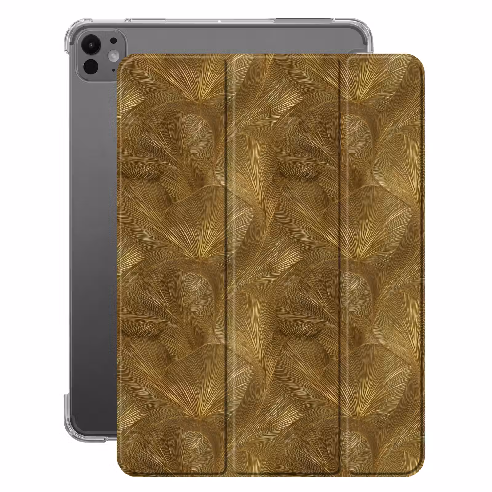 iPad-Hülle - Organisch - Linien - Gold — 1