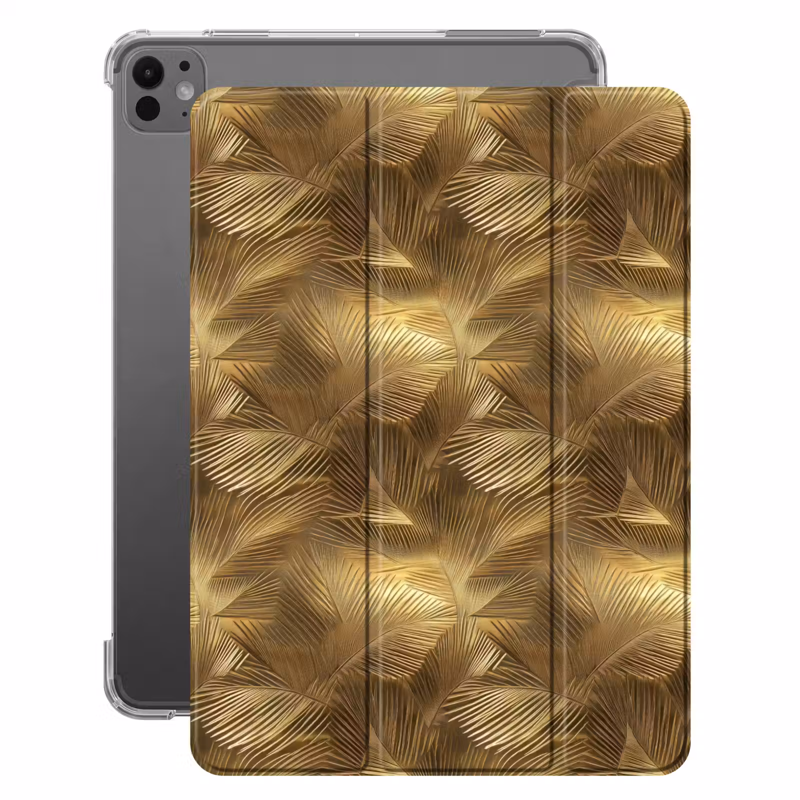 iPad-Hülle - Palme - Fächer - Gold — 1
