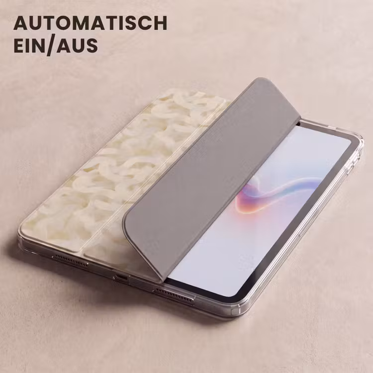 iPad-Hülle - Abstrakt - Linien - Beige — 5
