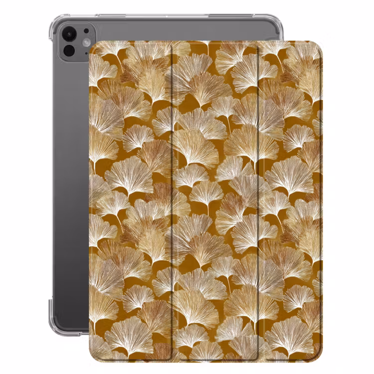 iPad-Hülle - Ginkgo - Blätter - Gold — 1