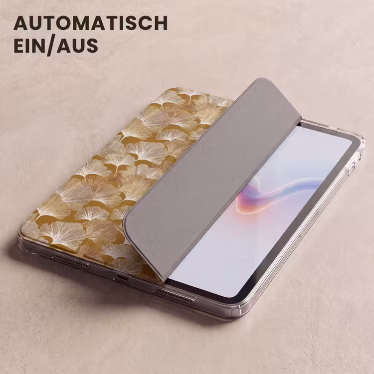 iPad-Hülle - Ginkgo - Blätter - Gold — 5