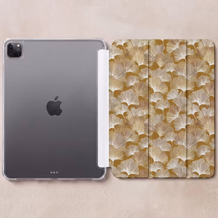 iPad-Hülle - Ginkgo - Blätter - Gold — 6