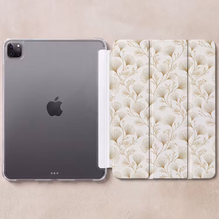 iPad-Hülle - Ginkgo - Zweige - Gold — 6