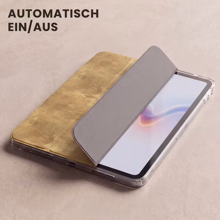 iPad-Hülle - Industriell - Textur - Gold — 5