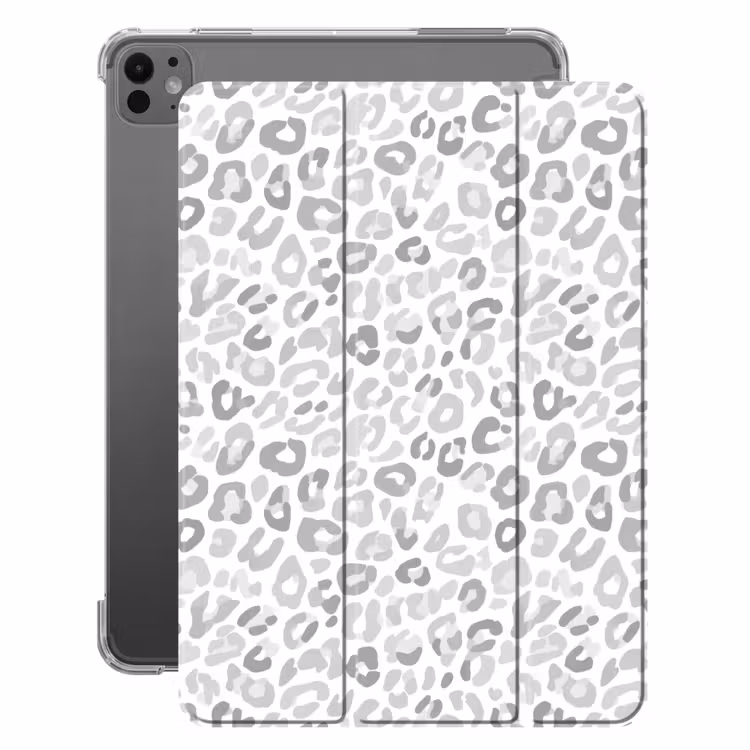 iPad-Hülle - Leopard - Motiv - Grau — 1