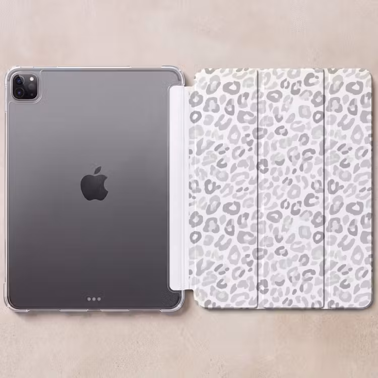 iPad-Hülle - Leopard - Motiv - Grau — 6