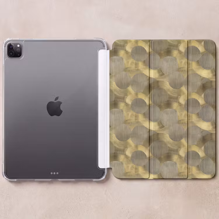 iPad-Hülle - Modern - Geometrisch - Gold — 6