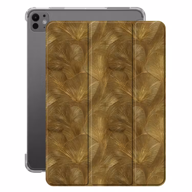 iPad-Hülle - Organisch - Linien - Gold — 1