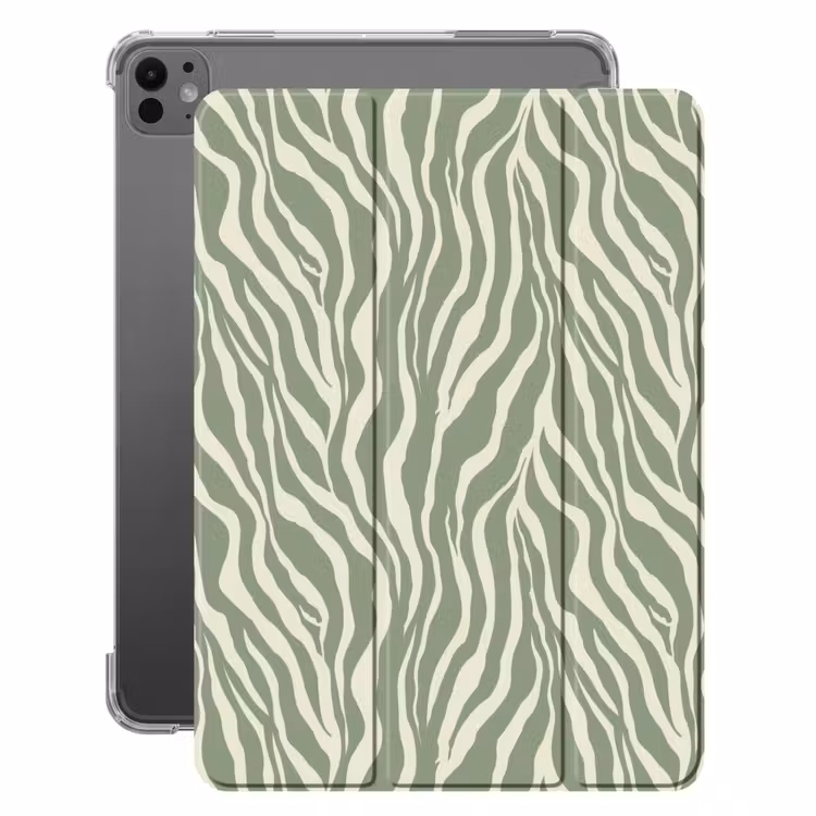 iPad-Hülle - Zebra - Motiv - Grün — 1