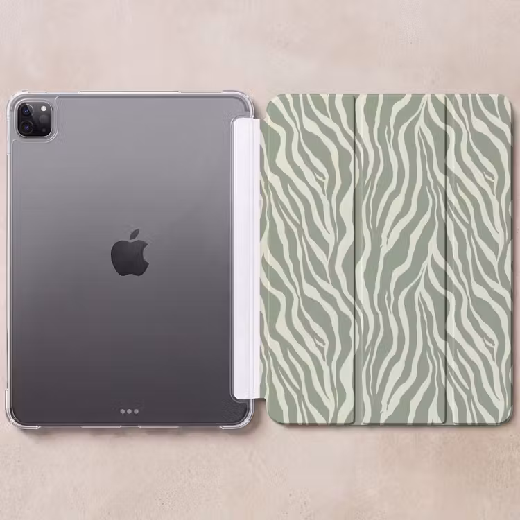 iPad-Hülle - Zebra - Motiv - Grün — 6