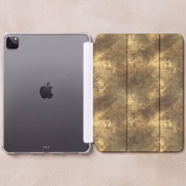 iPad-Hülle - Antik - Metallic-Look - Gold — 6