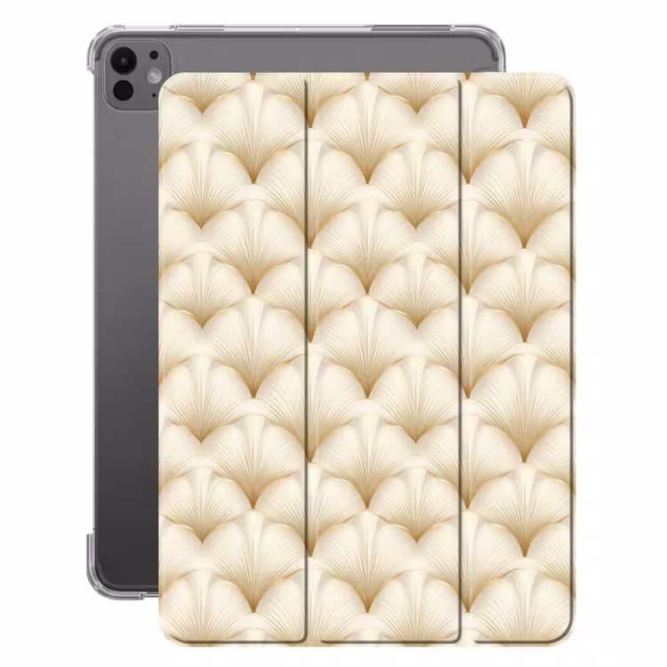iPad-Hülle - Fächer - Motiv - Gold — 1