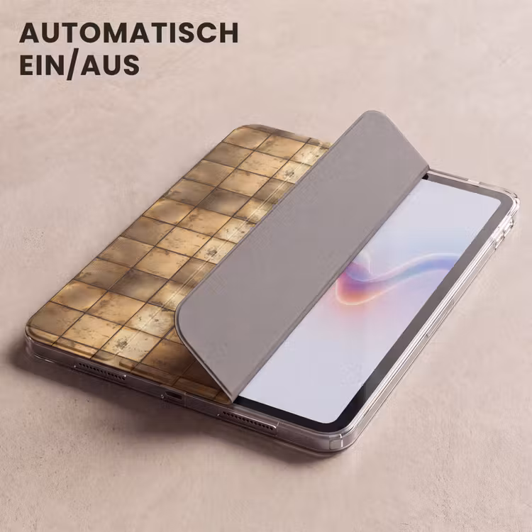iPad-Hülle - Geometrisch - Kacheln - Gold — 5