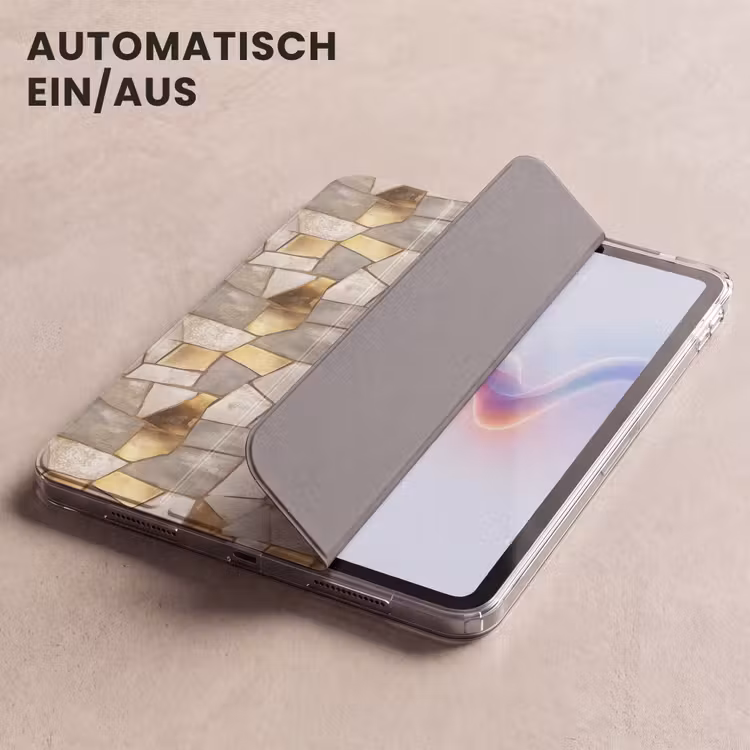 iPad-Hülle - Mosaik - Marmor - Gold — 5