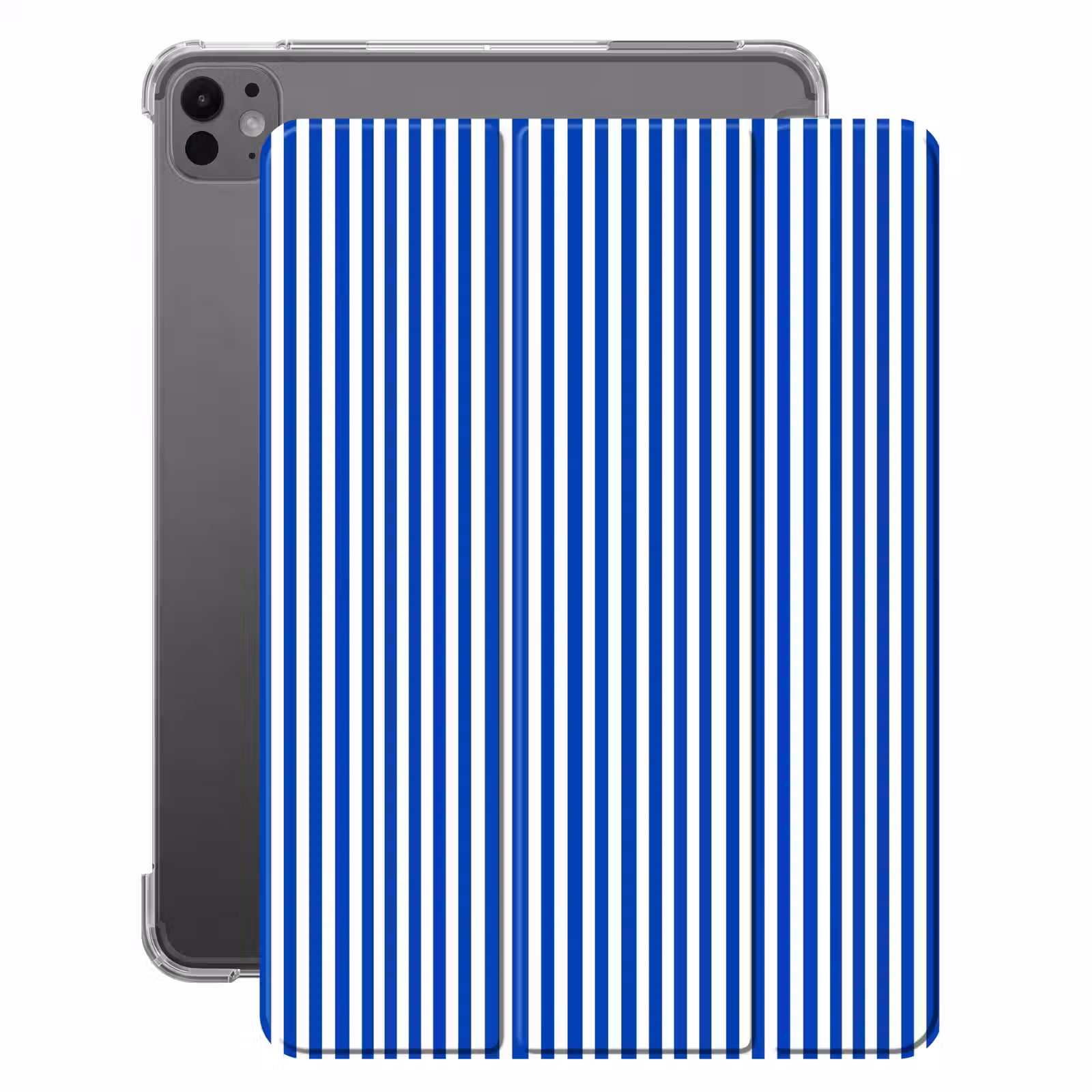 iPad-Hülle - Klassisch - Streifen - Blau — 1
