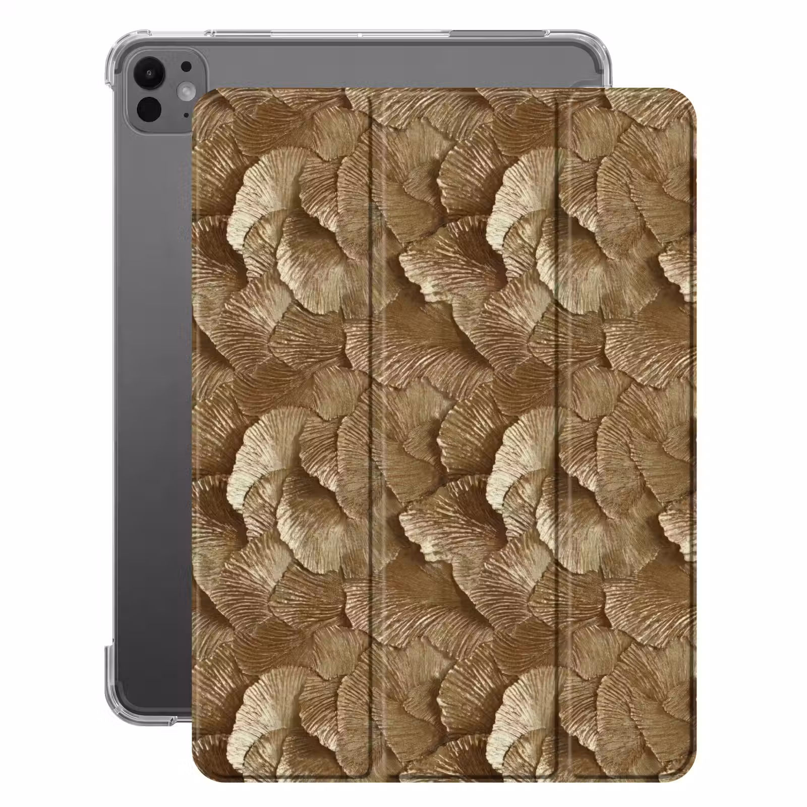iPad-Hülle - Organisch - Muster - Blätter - Gold — 1