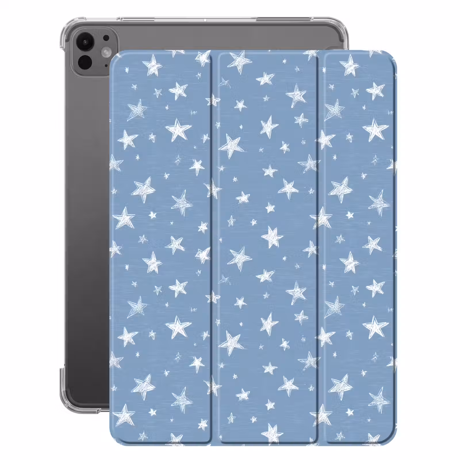 iPad-Hülle - Sterne - Muster - Blau — 1