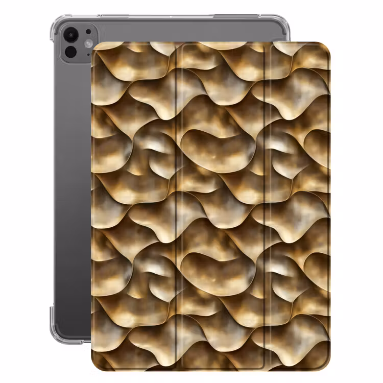 iPad-Hülle - Abstrakt - Antik - Gold — 1