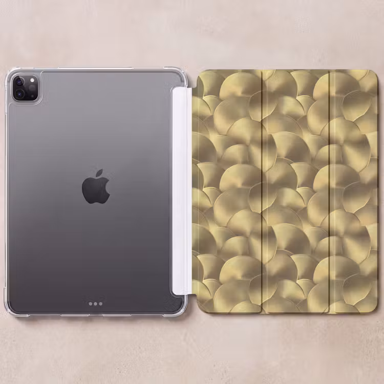 iPad-Hülle - Modern - Kreis - Gold — 6