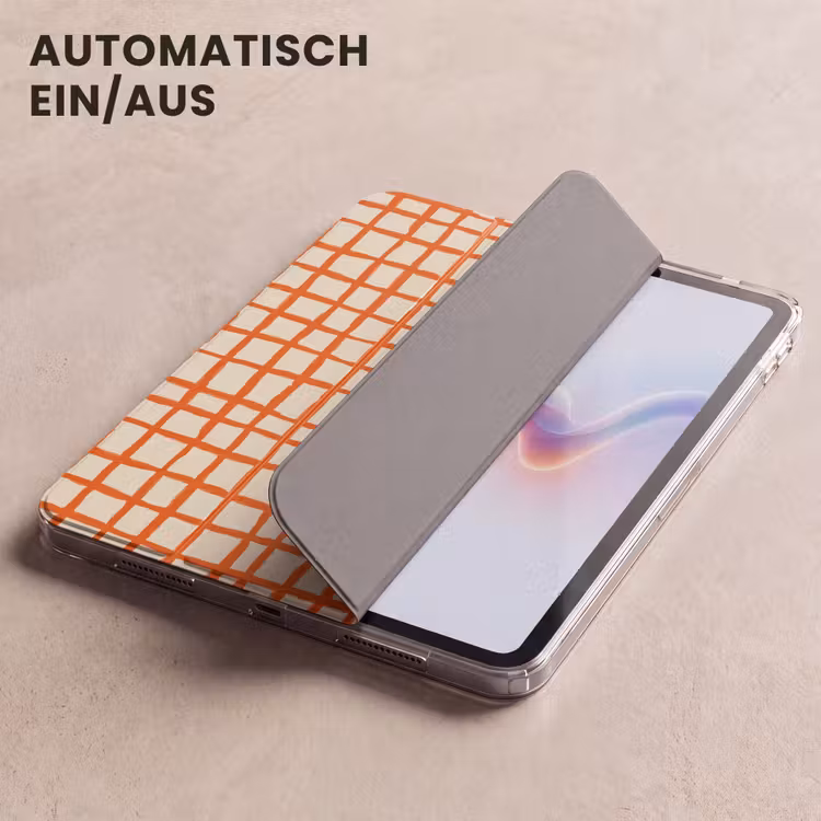 iPad-Hülle - Muster - Linien - Orange — 5