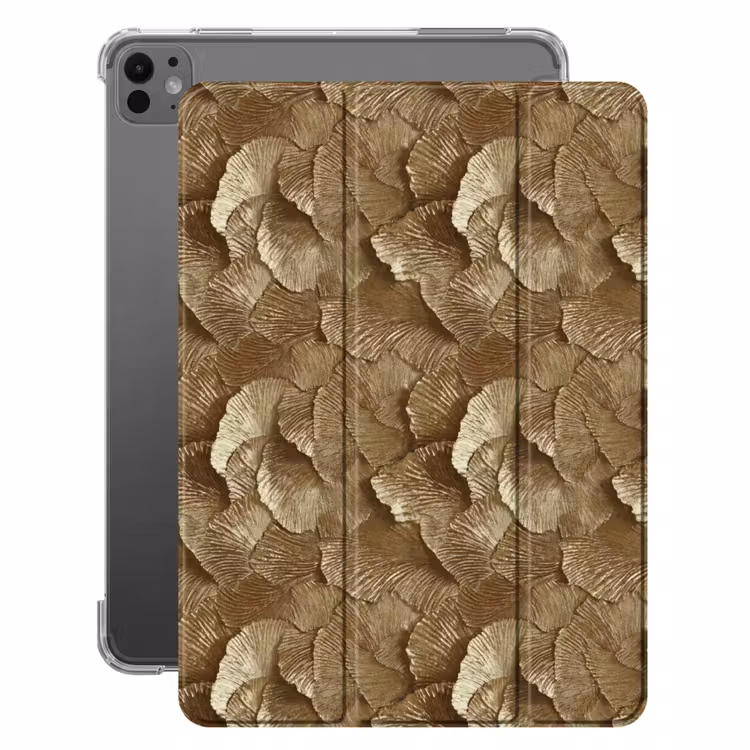 iPad-Hülle - Organisch - Muster - Blätter - Gold — 1