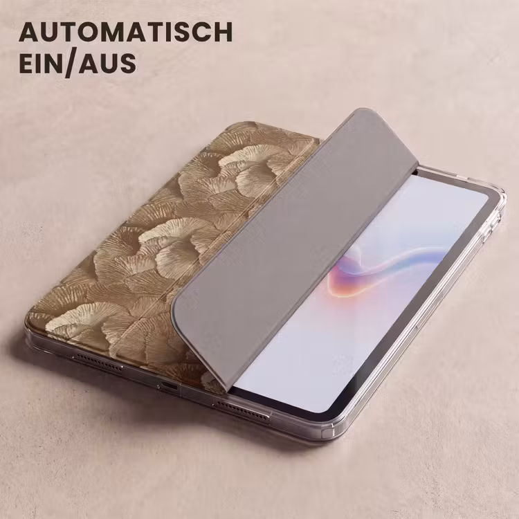iPad-Hülle - Organisch - Muster - Blätter - Gold — 5