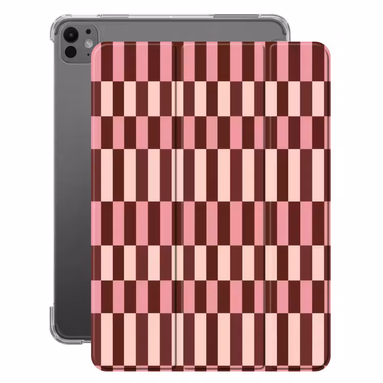 iPad-Hülle - Rosa - Rot - Würfel — 1