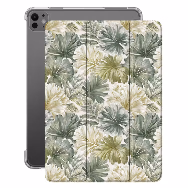 iPad-Hülle - Blätter - Botanisch - Grün — 1
