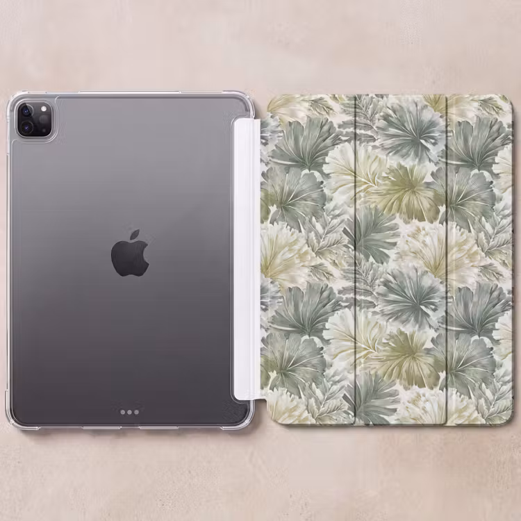 iPad-Hülle - Blätter - Botanisch - Grün — 6