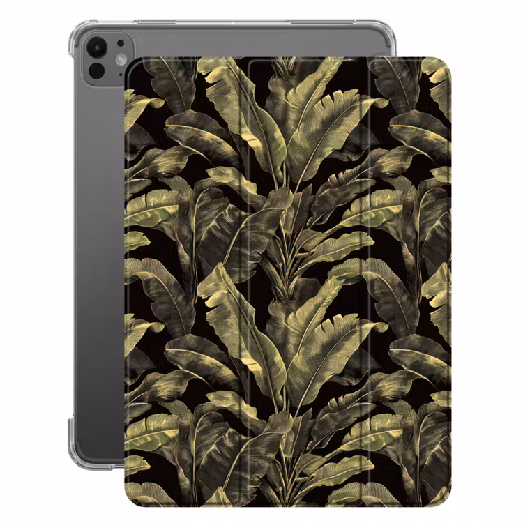 iPad-Hülle - Botanisch - Blätter - Grün — 1