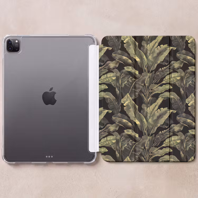 iPad-Hülle - Botanisch - Blätter - Grün — 6