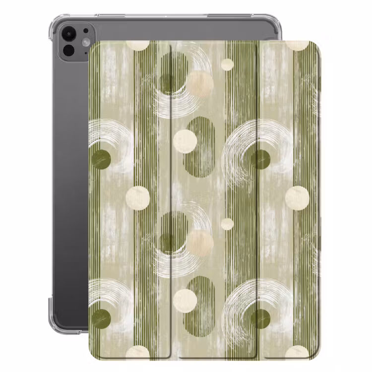iPad-Hülle - Künstlerisch - Modern - Grün — 1