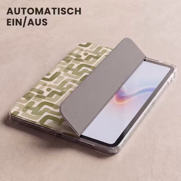 iPad-Hülle - Modern - Grafisch - Grün — 5