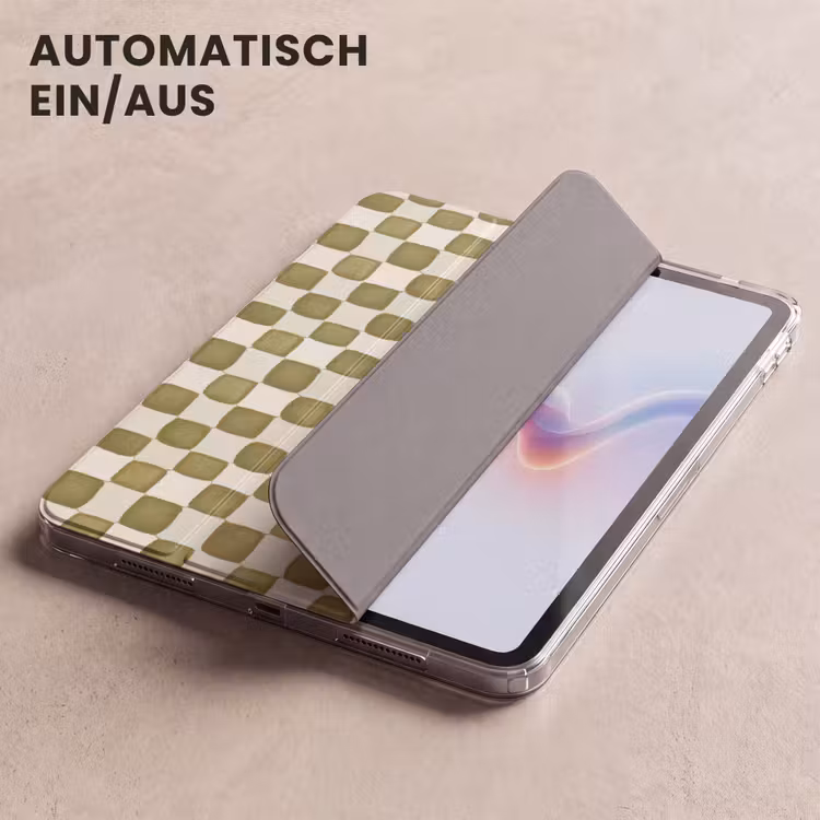 iPad-Hülle - Schach - Muster - Grün — 5