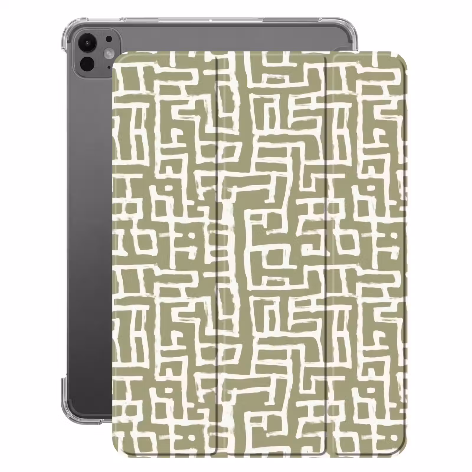 iPad-Hülle - Grafik - Muster - Grün — 1
