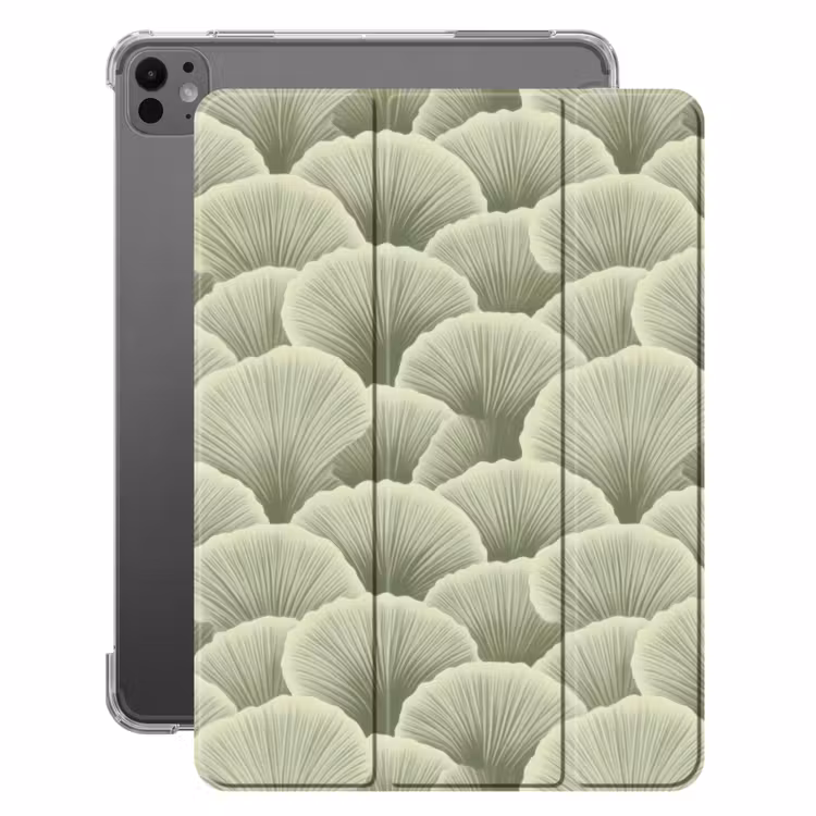 iPad-Hülle - Fächer - Blatt - Grün — 1