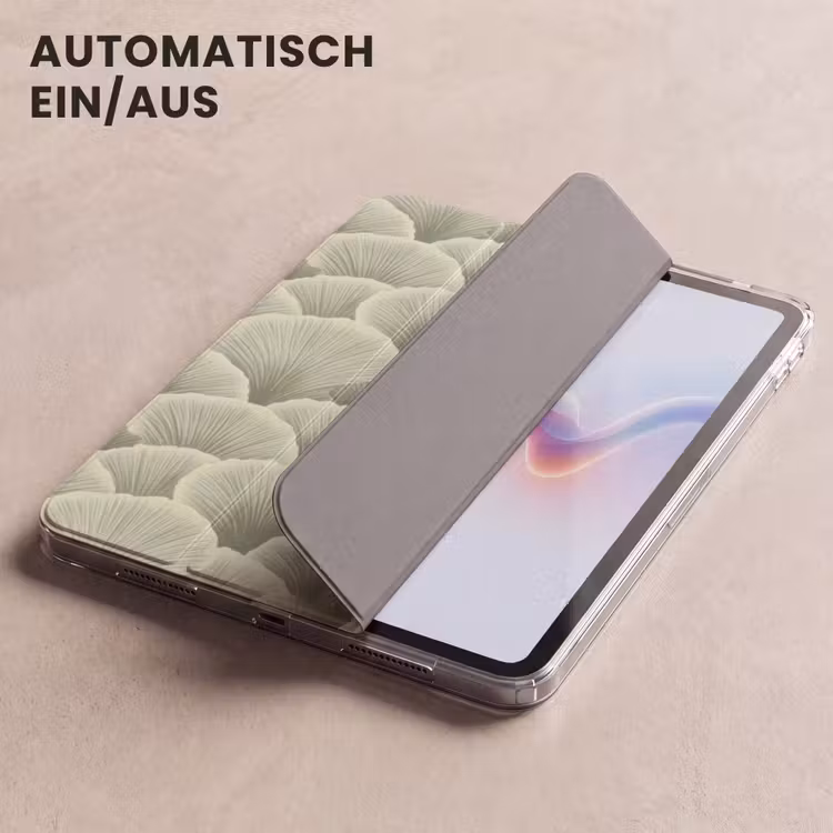iPad-Hülle - Fächer - Blatt - Grün — 5
