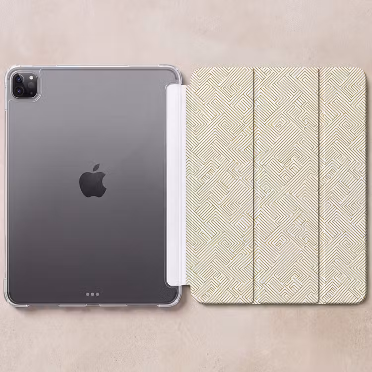 iPad-Hülle - Geometrisch - Linien - Grün — 6