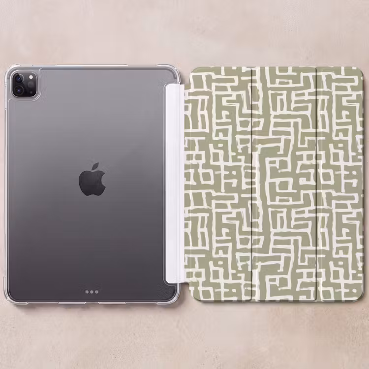 iPad-Hülle - Grafik - Muster - Grün — 6