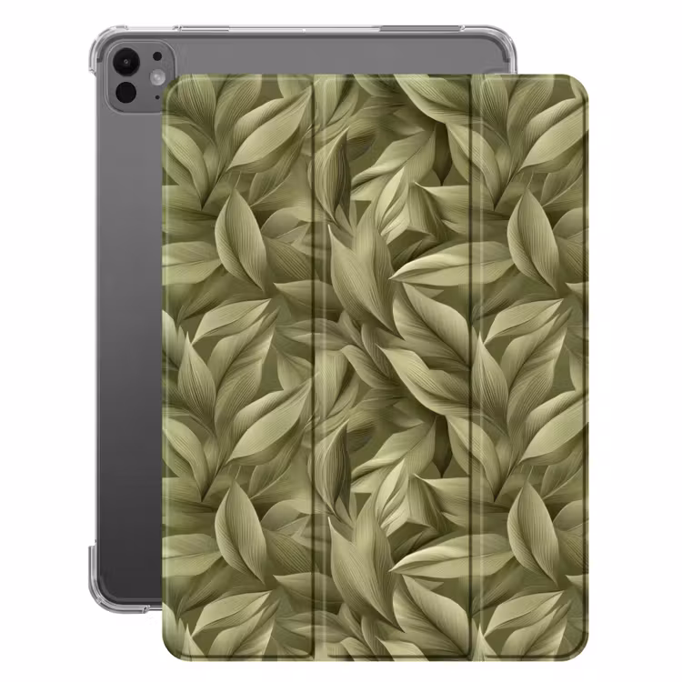 iPad-Hülle - Blätter - Modern - Grün — 1