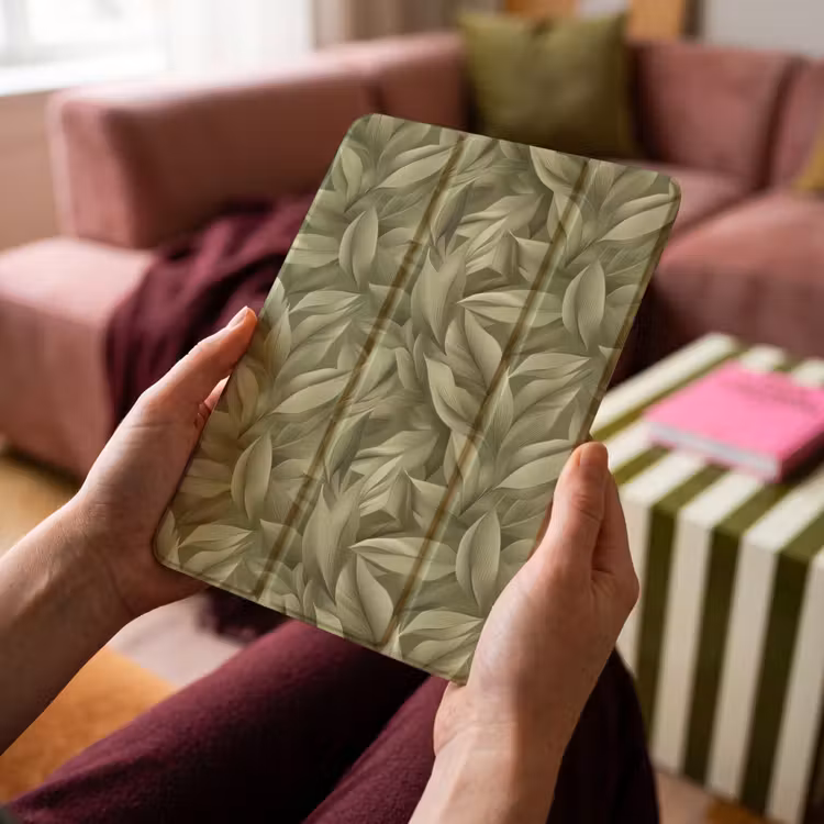 iPad-Hülle - Blätter - Modern - Grün — 4